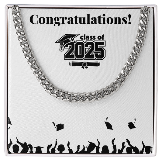 Graduation Cuban Link Chain