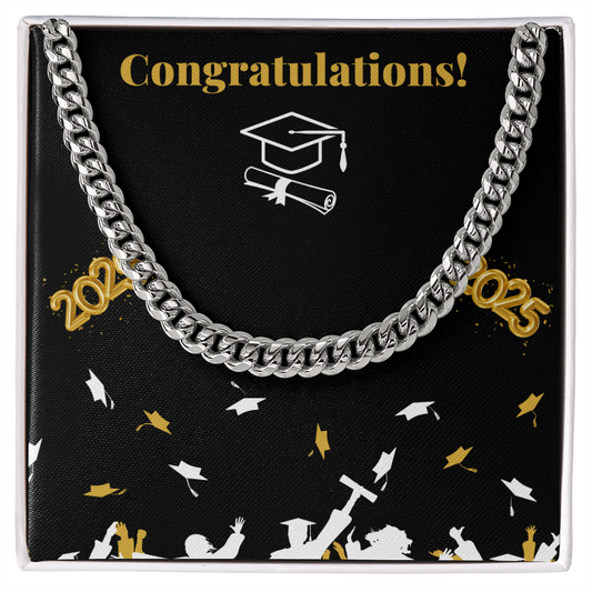 Graduation Cuban Link Chain