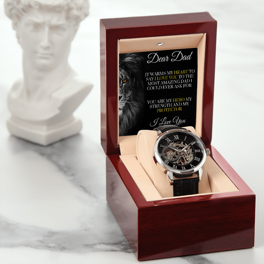 Men's Openwork Watch Dad