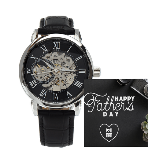 Men's Openwork Watch Fathers Day