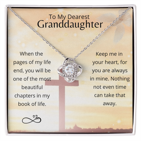 Love Knot Necklace Granddaughter