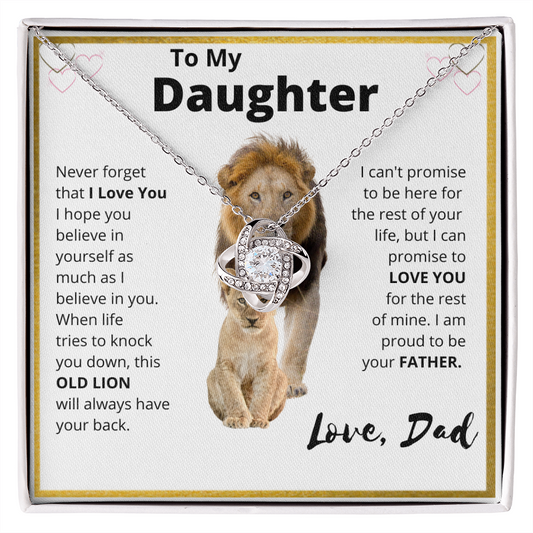 Love Knot Necklace Daughter