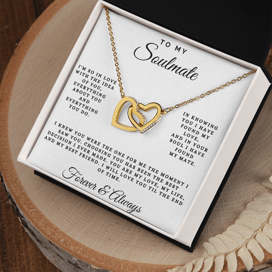 Interlocking Hearts Necklace Soulmate