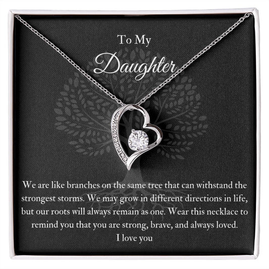 Forever Love Necklace I love you Daughter