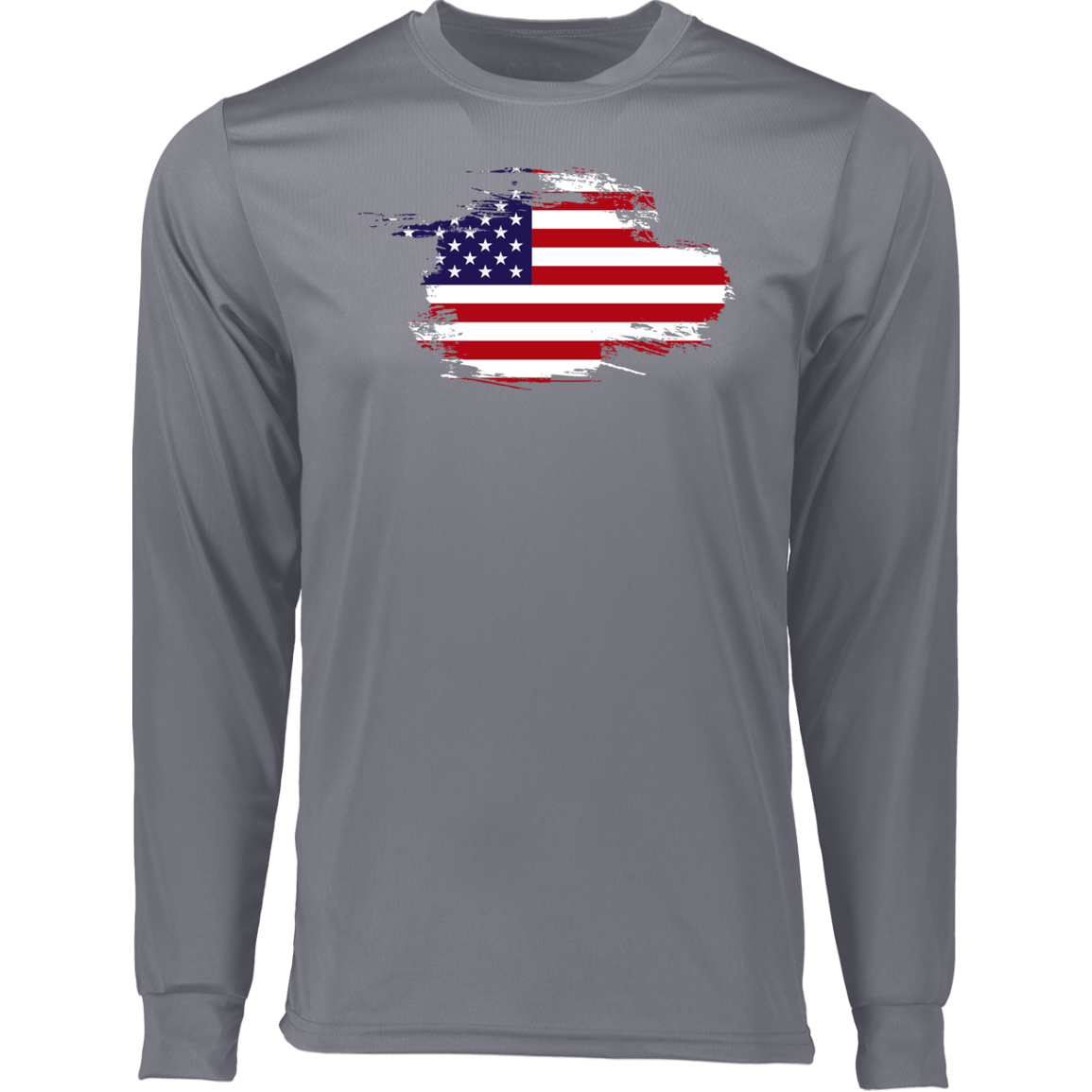 Long Flag Sleeve Moisture-Wicking Tee