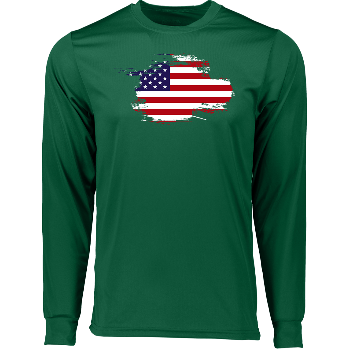 Long Flag Sleeve Moisture-Wicking Tee