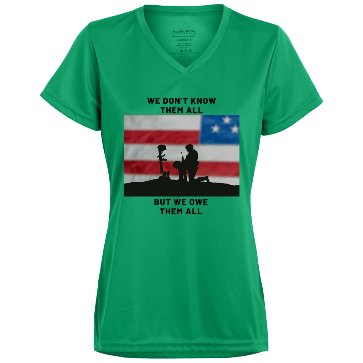 Ladies Tribute Moisture-Wicking V-Neck Tee