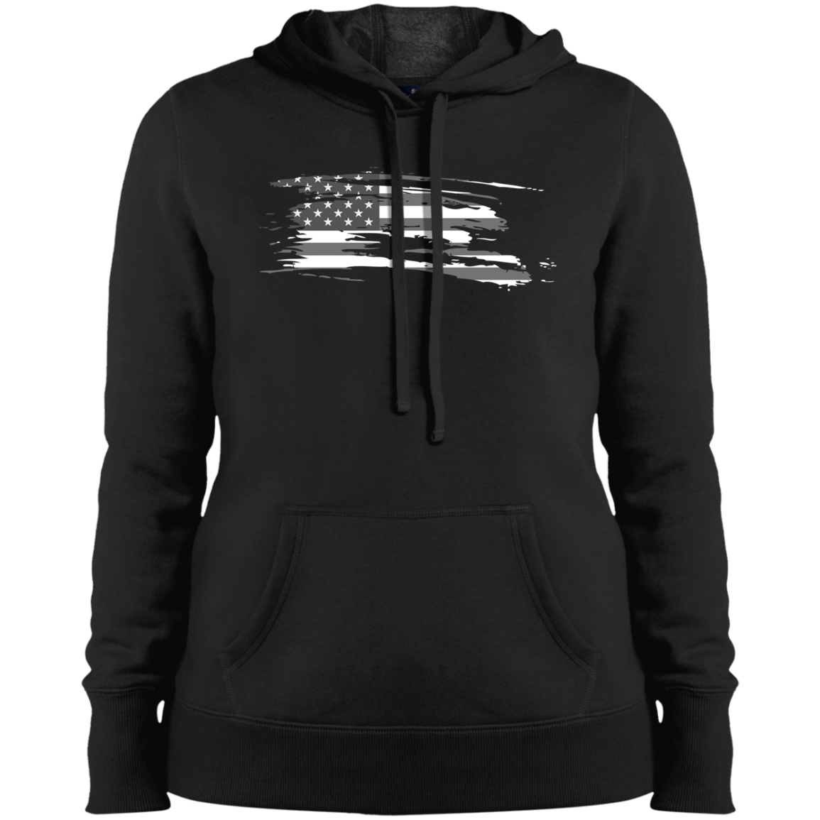 Ladies' USA Pullover Hooded Sweatshirt