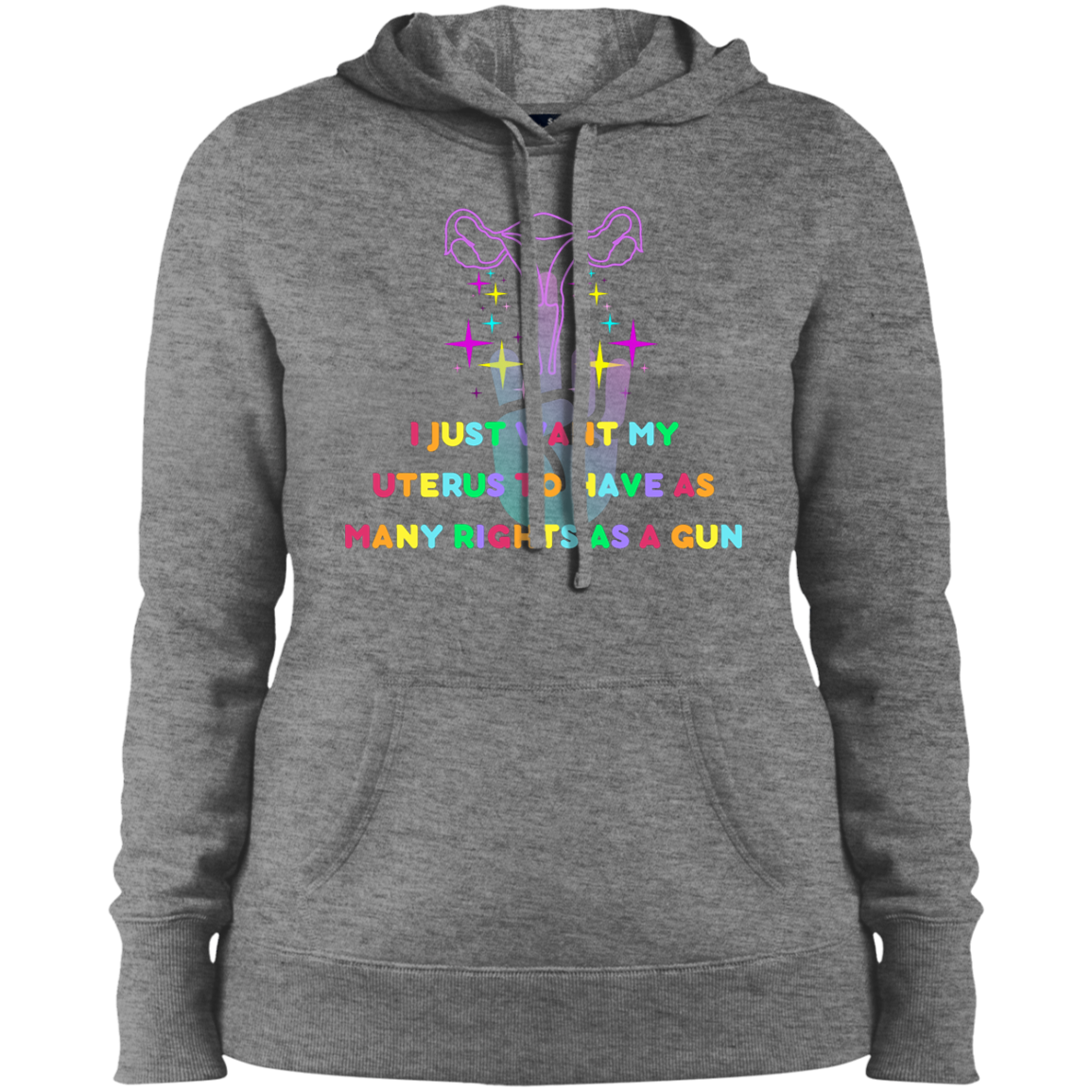 Ladies' Pullover Hooded Sweatshirt