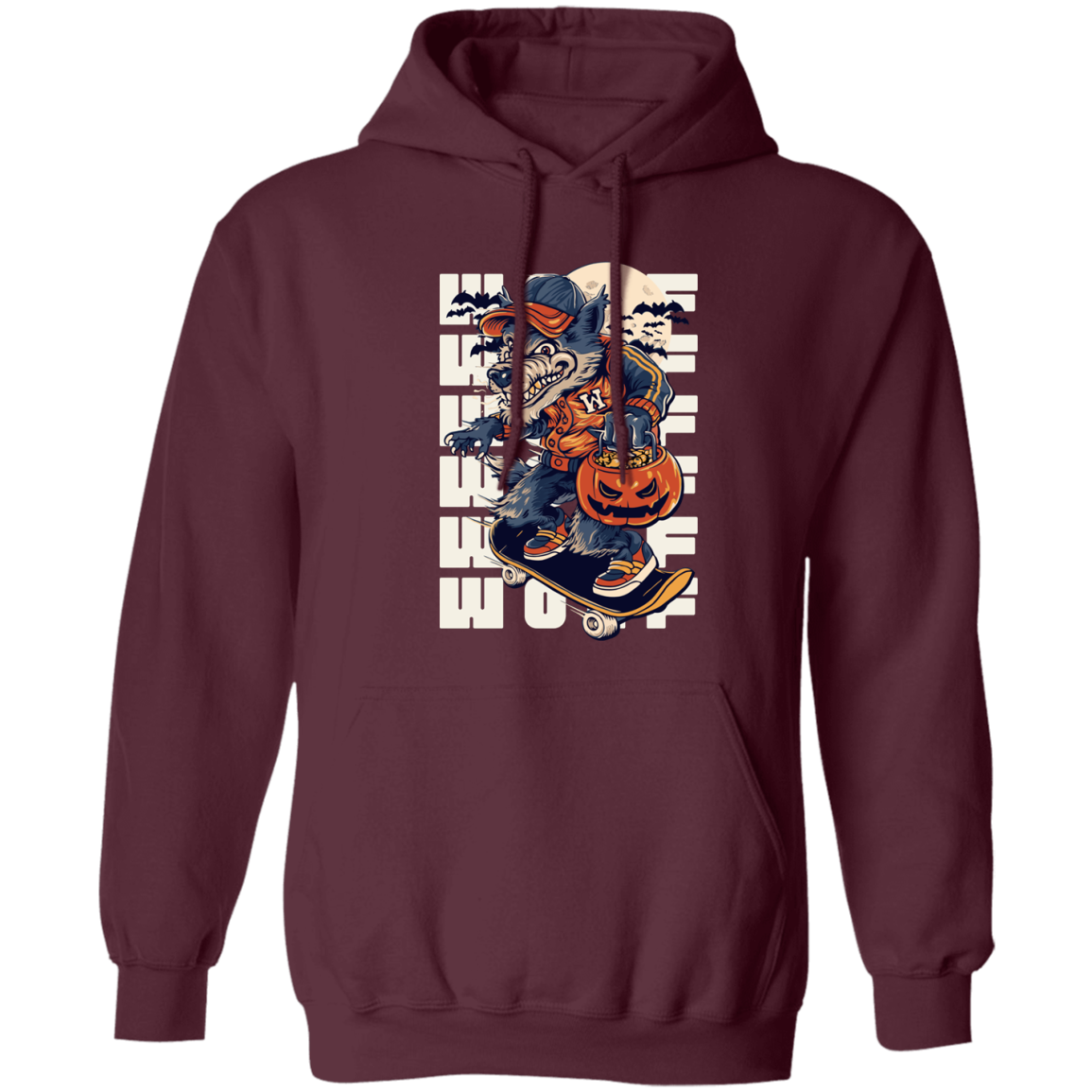 Pullover Hoodie Wolf (Closeout)