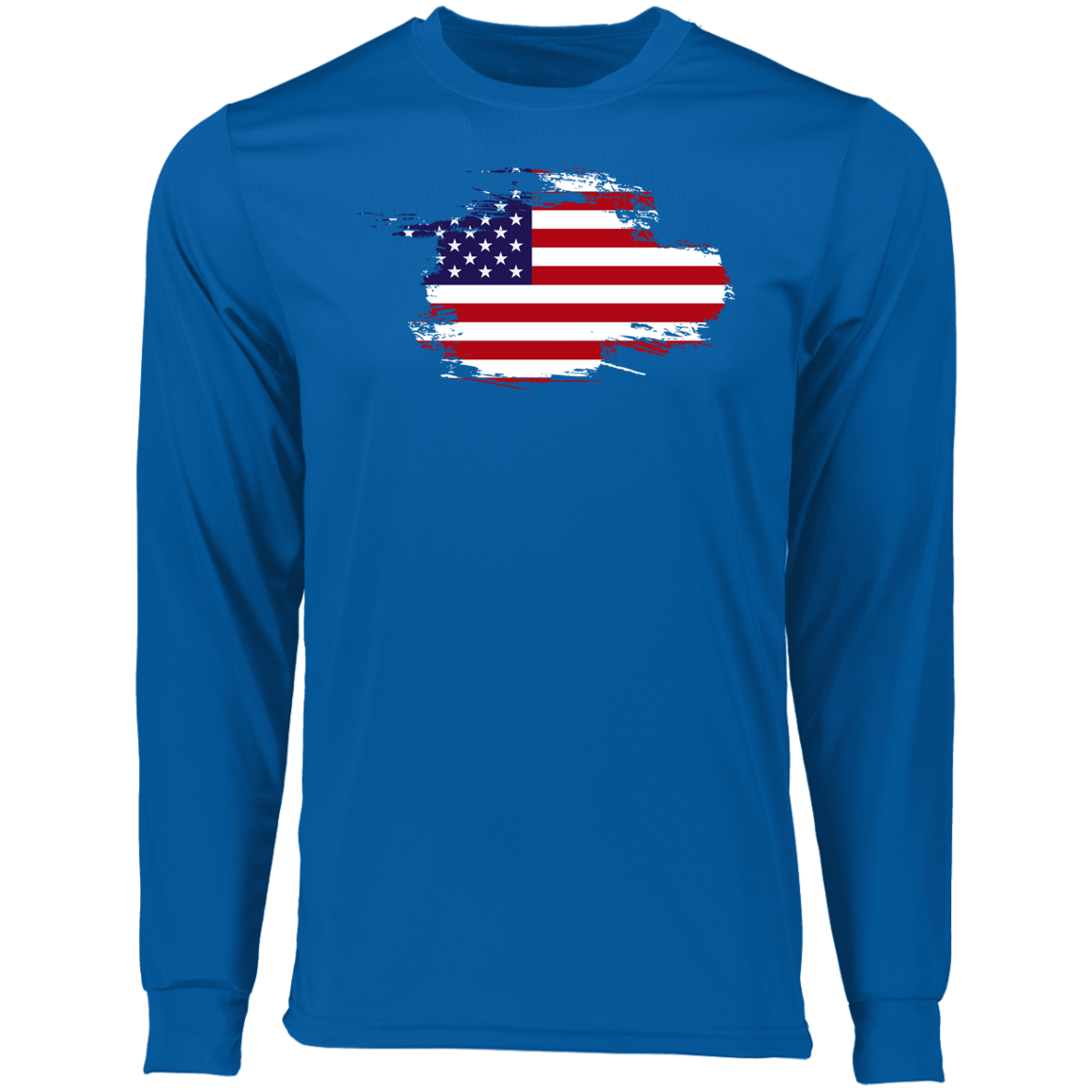 Long Flag Sleeve Moisture-Wicking Tee