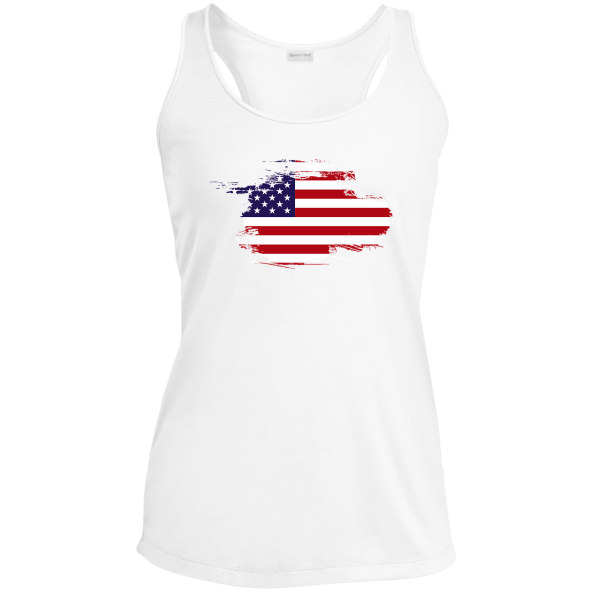 Ladies' Flag Performance Racerback Tank