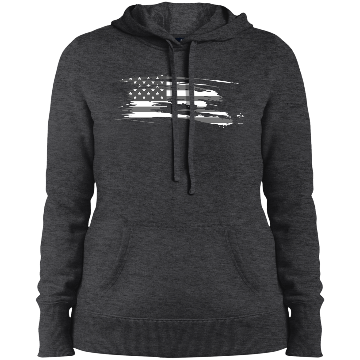 Ladies' USA Pullover Hooded Sweatshirt