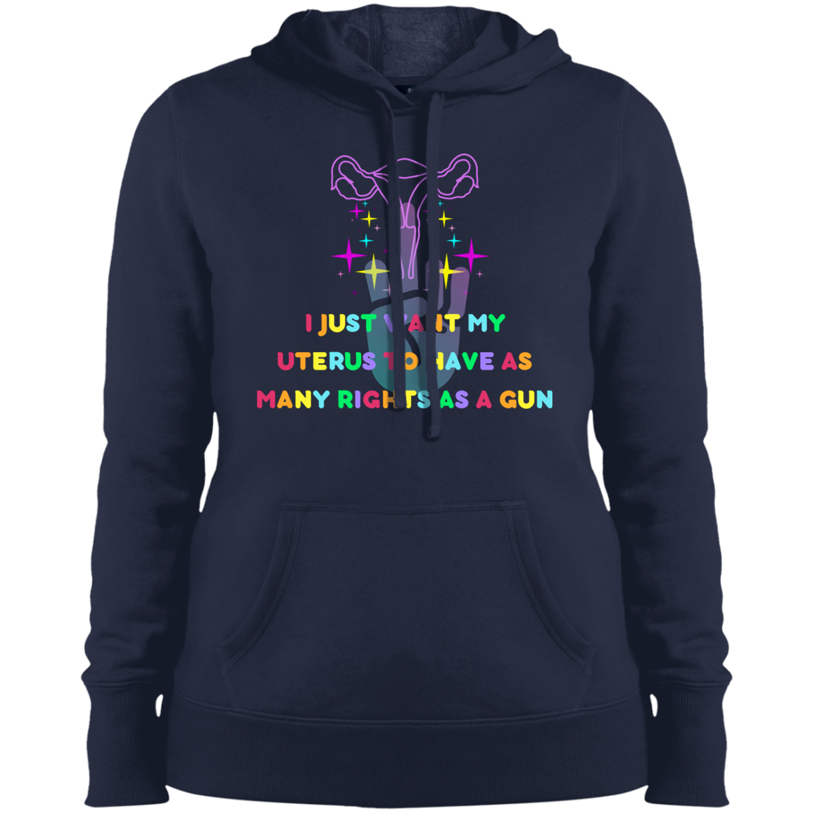 Ladies' Pullover Hooded Sweatshirt