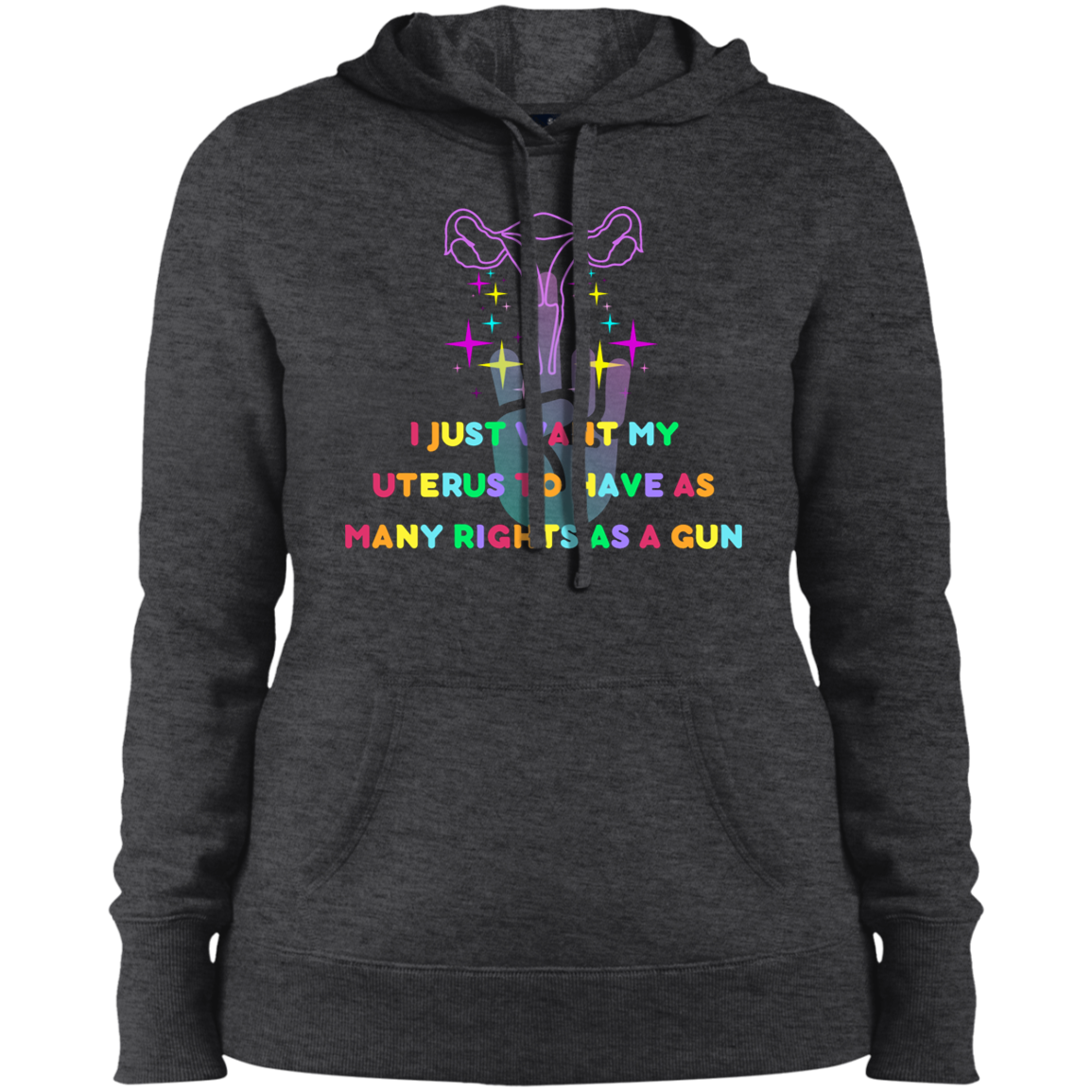 Ladies' Pullover Hooded Sweatshirt