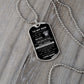 Dog Tag To My Son From Mom Silver