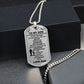 Dog Tag To My Son Love Dad