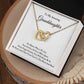 Interlocking Hearts Necklace Granddaughter