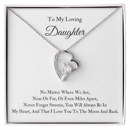 Forever Love Knot Necklace My Loving Daughter