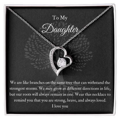 Forever Love Necklace I love you Daughter