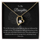 Forever Love Necklace I love you Daughter