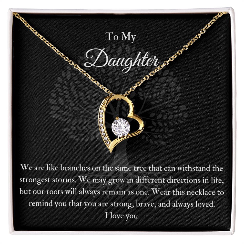 Forever Love Necklace I love you Daughter