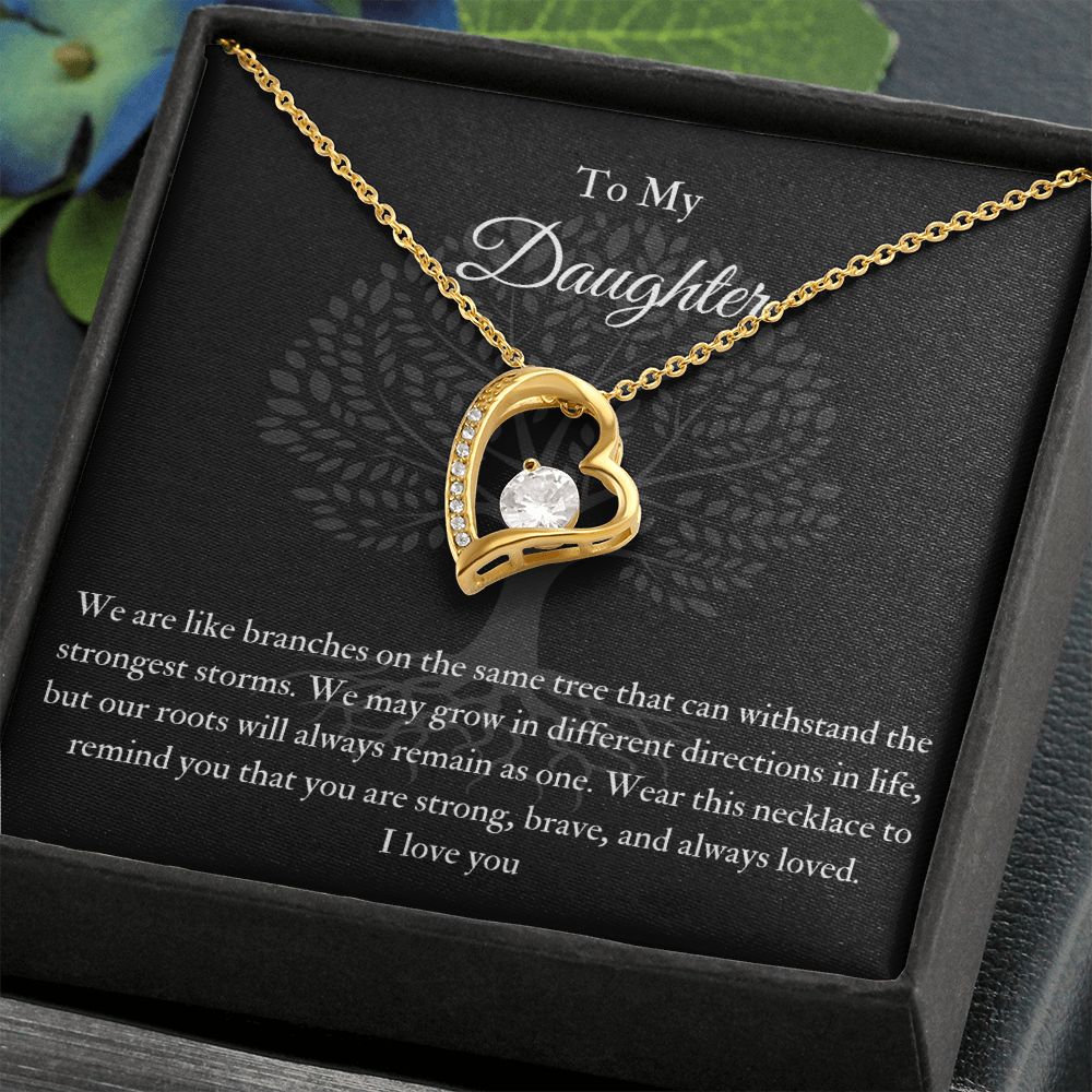 Forever Love Necklace I love you Daughter